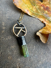 Load image into Gallery viewer, Sacred Symbols- Green Tourmaline Talisman