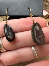 Load image into Gallery viewer, 14kt Druzy Dangle